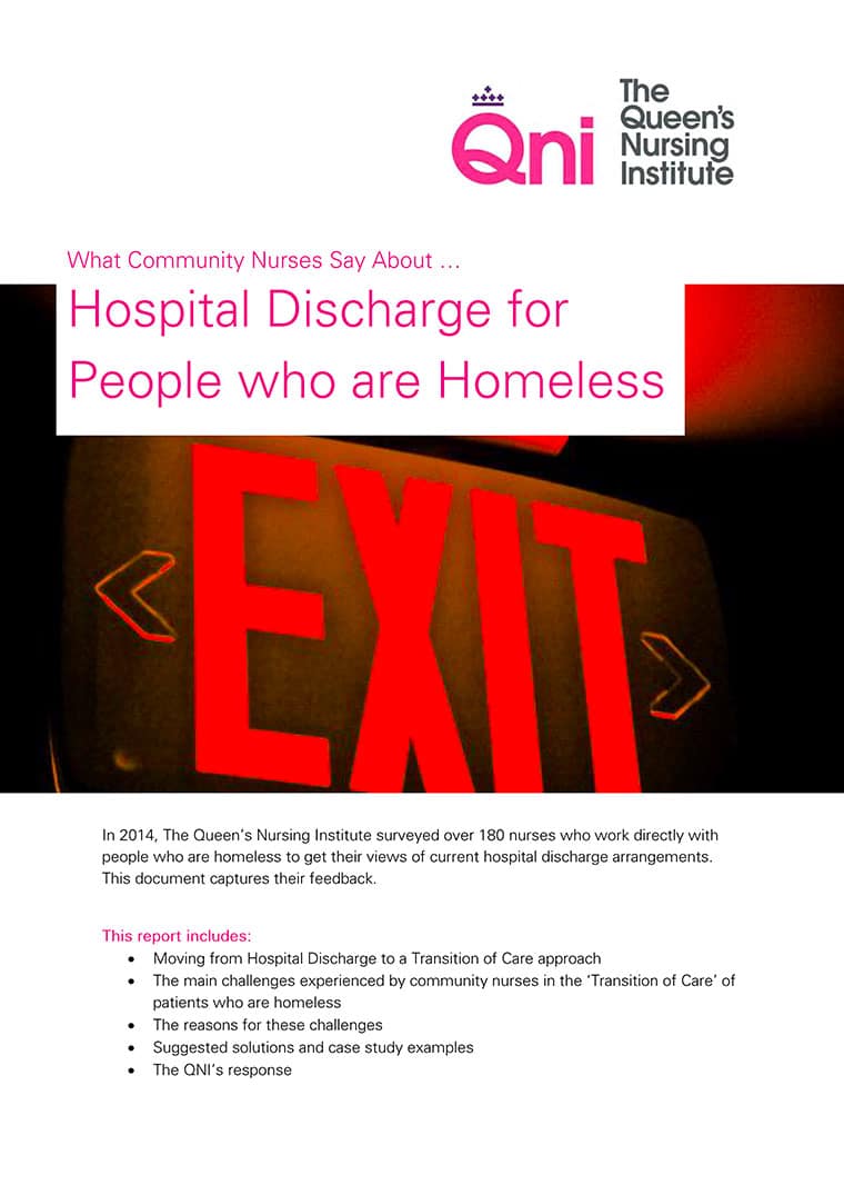 Homelessness and Hospital Discharge cover