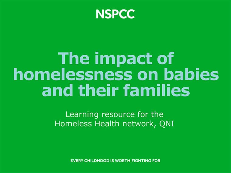 Homelessness, Babies and Families