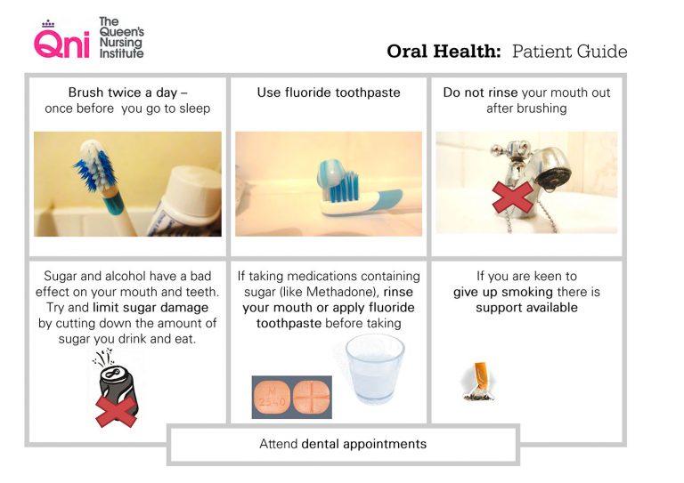 Oral health patient guide The Queen's Nursing Institute