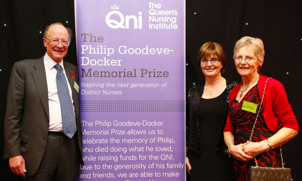 Philip Goodeve-Docker Memorial Prize banner and trustees