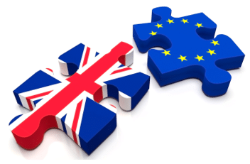 EU and Britain jigsaw graphic to illustrate Brexit