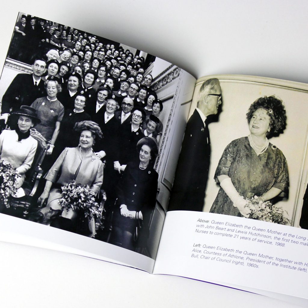 Inside pages of The QNI and its Royal Patrons