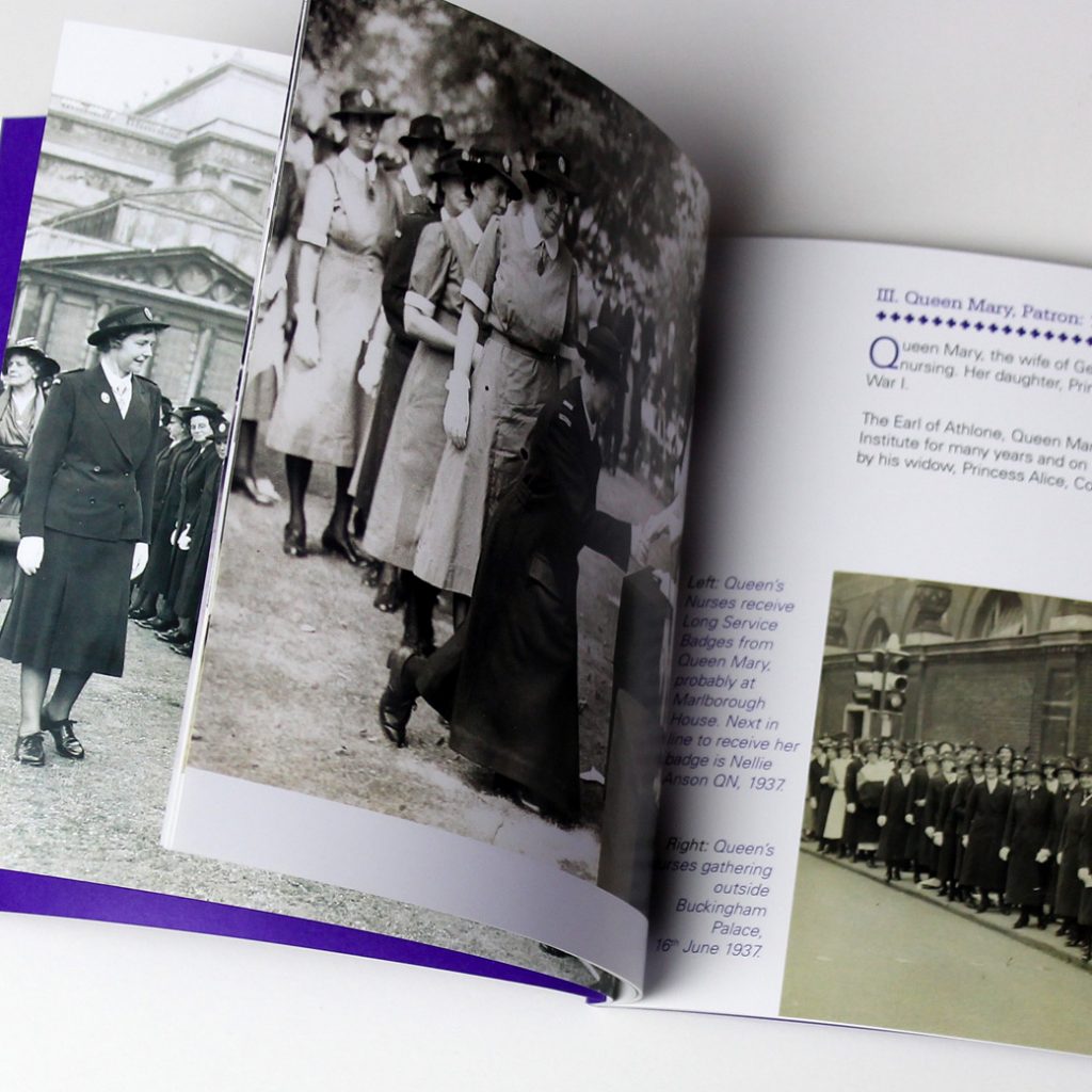 Inside pages of The QNI and its Royal Patrons