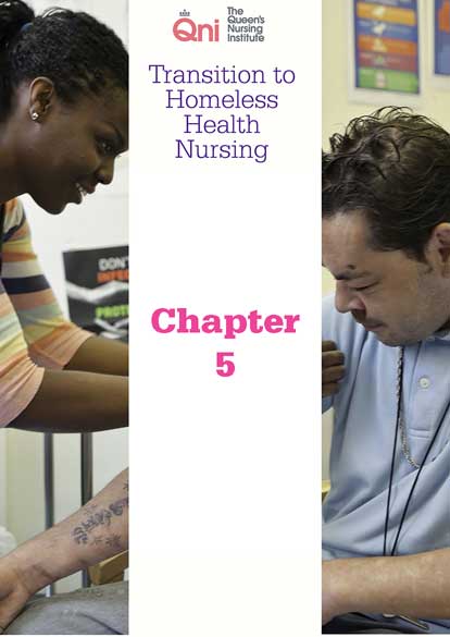 Transition Homeless Health chapter 5 cover